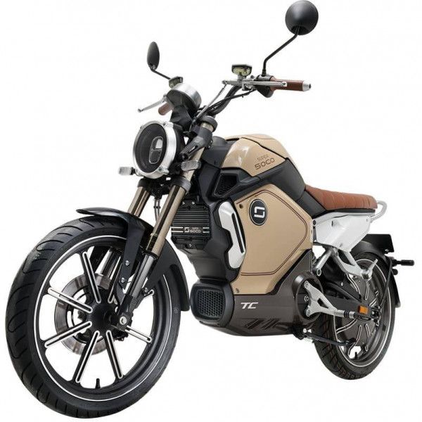 Электромотоцикл White Siberia Super Soco TC